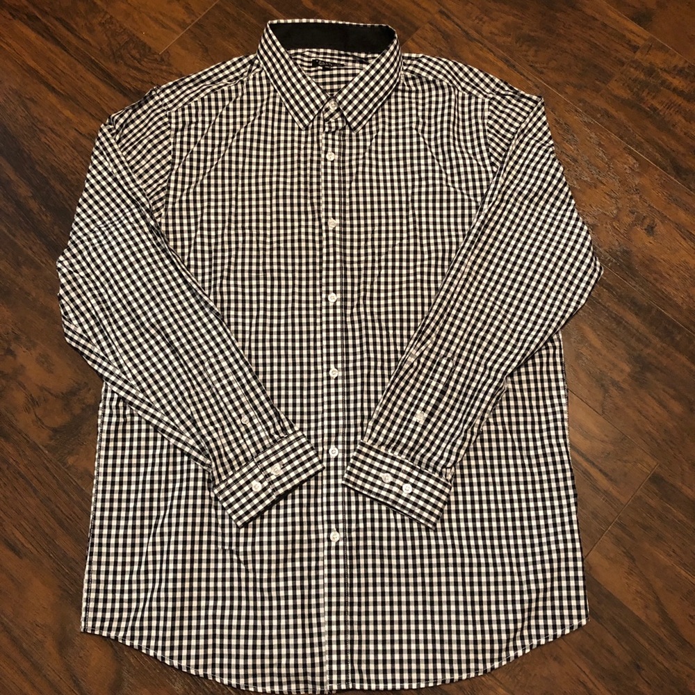 🎉 10/$10 EUC plaid button down shirt - XL
